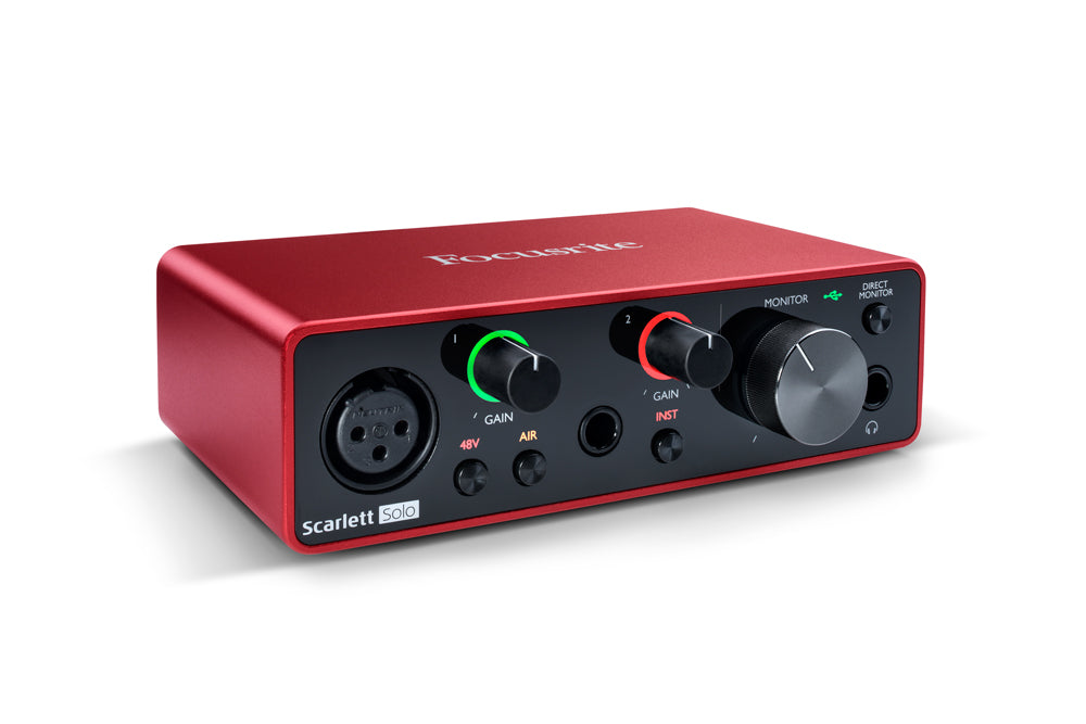 Focusrite Scarlett Solo 美品 Focusrite Scarlett Solo (3rd Gen) USB Audio Interface – Braganzas