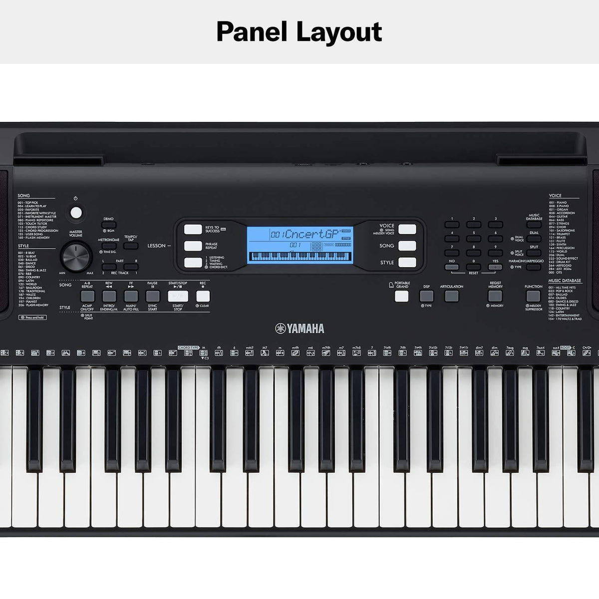 YAMAHA PSR-E373 61-Keys Portable Keyboard – Braganzas