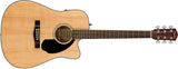Fender CD-60SCE Nat WN Electro Acoustic Guitar - Braganzas
