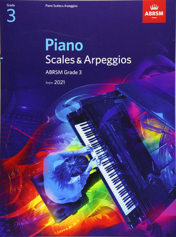 ABRSM Piano Scales & Arpeggios, From 2021 -Grade 3