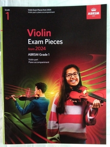 ABRSM Violin Exam Pieces from 2024 Grade 1 with Piano accompaniment