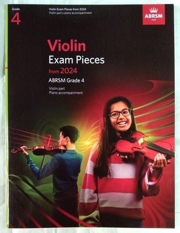 ABRSM Violin Exam Pieces from 2024 Grade 4 with Piano accompaniment