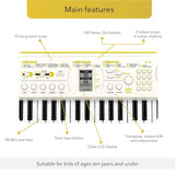Casio SA-80 44 Mini Keys Keyboard, White
