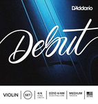 D'Addario, Violin Strings, Debut, 4/4 Medium -Set D310 4/4M