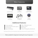 Casio CTX300 61-Key Touch Sensitive Portable Keyboard