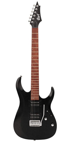 Cort X100 Electric Guitar - Open Pore Black