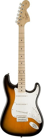 Fender Squier Affinity Stratocaster, Right Handed Maple Neck - Brown Sunburst
