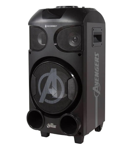 Reconnect Marvel Avengers 30W Wireless Party Speaker, with Guitar Input and volume control