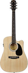 Fender SA-105CE Natural Dreadnought Cutaway Guitar