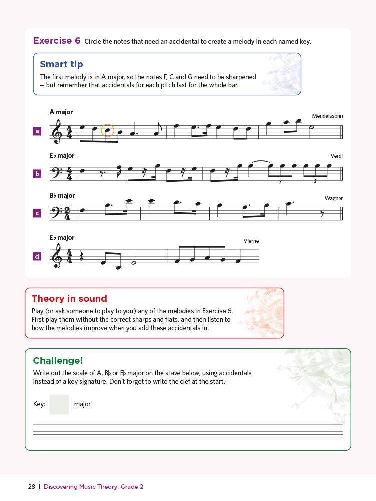 Discovering Music Theory Grade 2 Answer Book ABRSM - Libro Delle Risposte