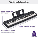 Yamaha P-45B 88 Keys Digital Piano - Braganzas