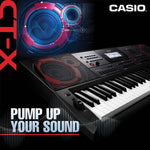 Casio CT-X9000IN 61-Key Portable Keyboard with Touch response & Carry Case (Black)