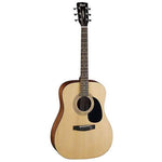 Cort CAP810 Dreadnought Acoustic Guitar with Gig Bag,Tuner,Picks and Strap (Natural Bundle) - Braganzas