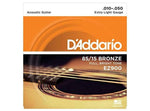 D'Addario, Acoustic Guitar Strings, 85/15 Bronze .010-.050 - Set EZ900 - Braganzas