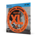 D'Addario, Electric Guitar Strings, XL Nickel, .010-.046 - Set EXL110 - Braganzas