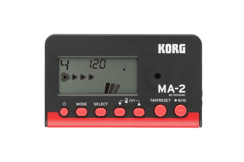 Korg, Digital Metronome MA-2 -Black Red - Braganzas