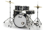 Pearl, Drum Set, 5 Pcs, Roadshow, W/Stands & Cymbals - Jet Black