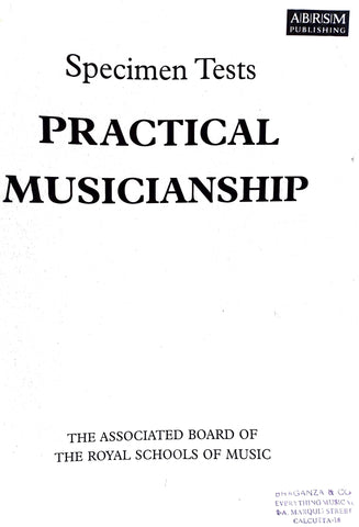 ABRSM Practical Musicianship, Specimen Tests Book 2, Grade 6 to 8