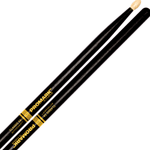 Promark, Drumstick, Classic, 5A, ActiveGrip, Wood Tip -Black TX5AW-AG - Braganzas