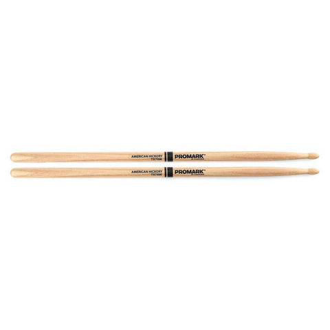 Promark, Drumstick, Hickory, 7A, Wood Tip TX7AW - Braganzas