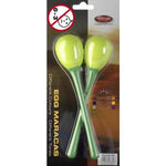 Stagg, Egg Maracas, Plastic L/1  1/4oz -Green EGG-MA L/GR (Pair) - Braganzas