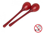 Stagg, Egg Maracas, Plastic, Long Handle -Red EGG-MA L/RD (Pair) - Braganzas