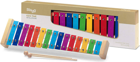 Stagg, Metallophone, 15 Rainbow Keys META-K15 RB - Braganzas