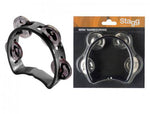 Stagg, Tambourine, Cut-a-way, 4 Jingles -Black TAB-MINI/BK - Braganzas