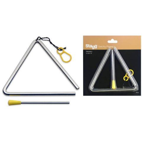Stagg, Triangle, With Beater - 6"(15.24 cm), 12mm TRI-6 - Braganzas