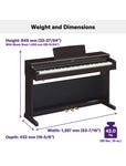 Yamaha YDP-165 Digital Piano with 88 Keys